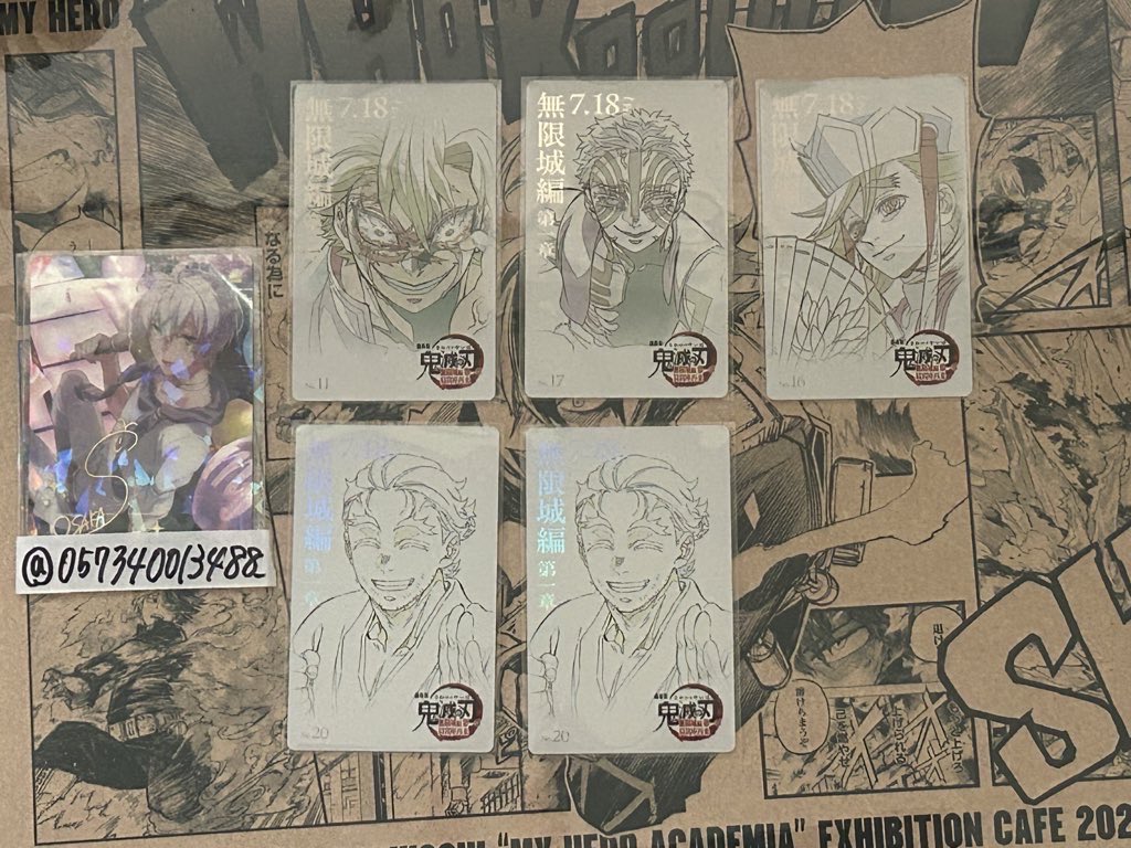 【交換】鬼滅の刃 ウエハース10 銀だこ フォトカード ムビチケ風カード 無限城編

譲)画像1-4
求)それぞれALTに記載

◎池袋,都内JR線改札内手渡し(日程要相談)1〜
◎郵送2〜(優先)
◎纏めての方優先です。
◎写真付きでお声がけお願いいたします。

お気軽にお声掛けください🌱