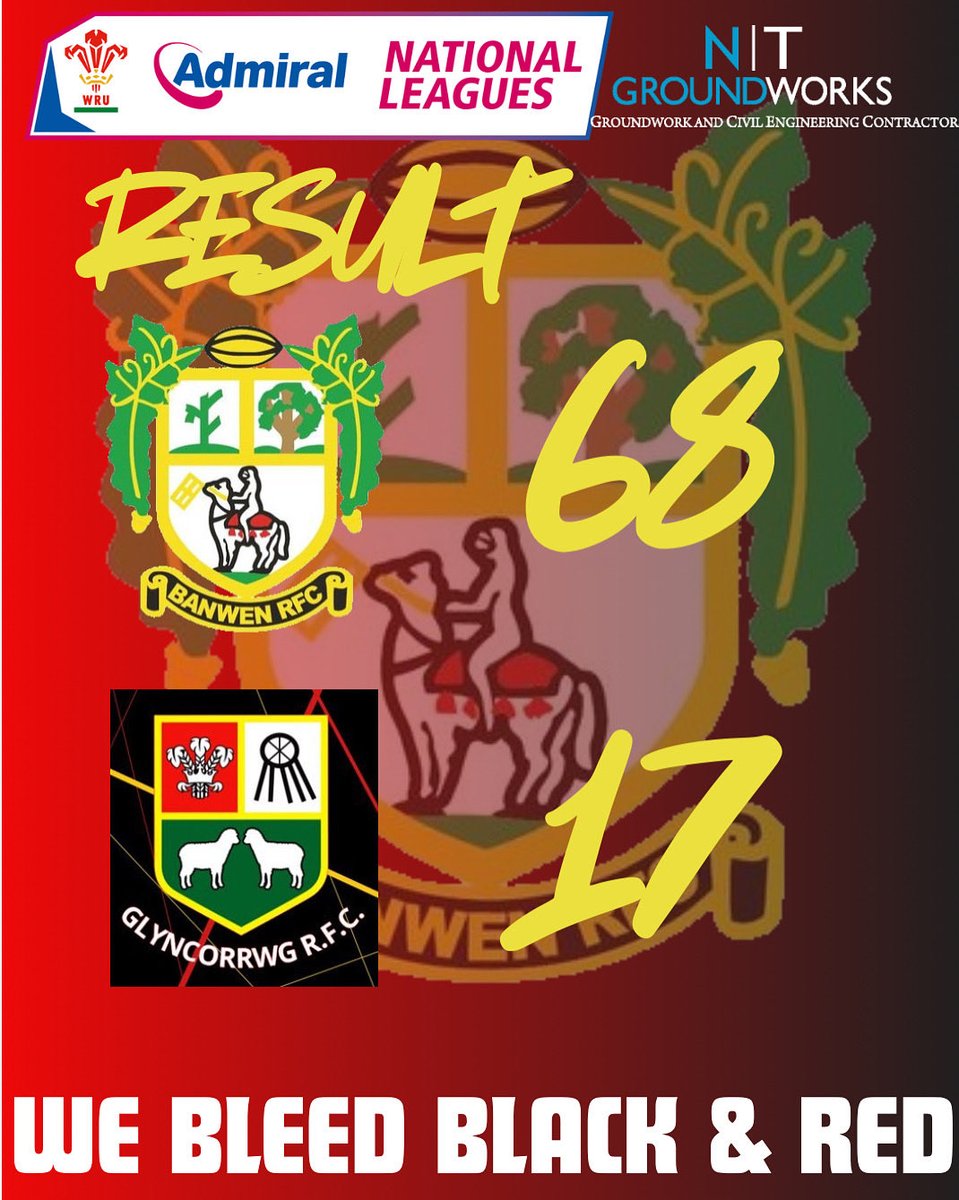 Big thanks to <a href="/glyncorrwgrfc1/">Glyncorrwg RFC</a> for another physical encounter 

#Webleedblackandred🖤❤️