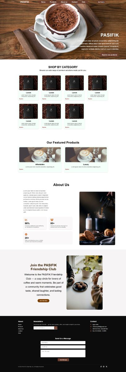 RuthVictory7's tweet image. Another addition to my portfolio...
 Just wrapped up this sleek coffee  website.... Simple, elegant, and user-friendly...
Click on the img to view full design...
What do you think?
#webdev