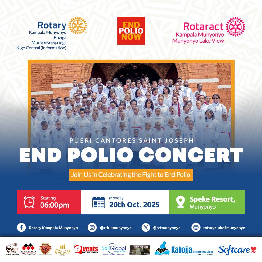 rc_klamunyonyo's tweet image. 🎶🌟 A Night of Voices. A Song of Hope. A Call to End Polio!* 🌟🎶
Step into an evening where music meets mission and every note echoes with purpose!
Join *PUERI CANTORES SAINT JOSEPH* for the *END POLIO CONCERT* — a breathtaking celebration of faith, harmony, and humanity’s…….