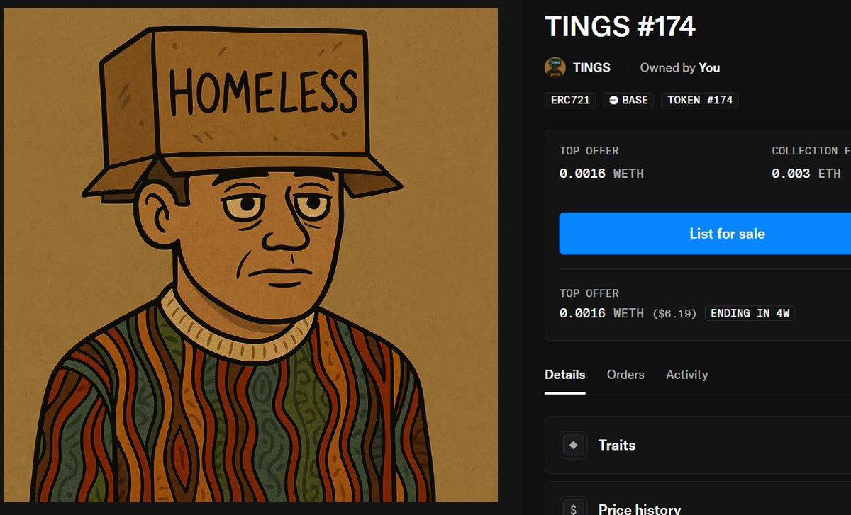 <a href="/Runit_back/">Jag</a> <a href="/rottenfrens/">rotten</a> <a href="/neogodsNFT/">NEOGODS</a> <a href="/MfersGif/">MfersGif</a> <a href="/xrmxart/">xRMX ✊</a> <a href="/hbba_onchain/">🙊Hippie APES🙊</a> <a href="/OnchainBrett/">Onchain Brett</a> <a href="/Snaky_base_eth/">Snaky</a> <a href="/TraitlessbeINGS/">TINGS (Traitless beINGS)</a> is it complete now ?