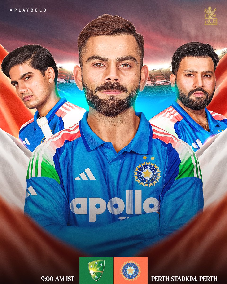 RCBTweets's tweet photo. Stakes are SKY HIGH for the opening clash DOWN UNDER! ⚡

Just☝sleep away, who else is counting every second? 🙋‍♂

#PlayBold #ನಮ್ಮRCB #AUSvIND https://t.co/goXSHVM3jV