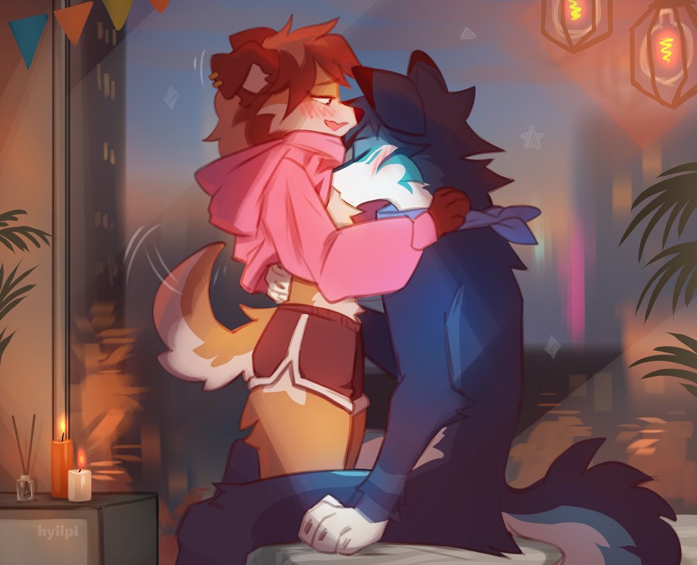 Soft kiss 😍🥺

🎨 Art by <a href="/hyilpi_soukoku/">hy ilpion 🐝🍁🍂🌾</a>