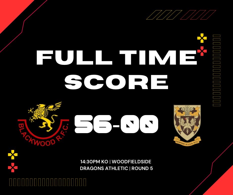 𝙁𝙐𝙇𝙇 𝙏𝙄𝙈𝙀 𝙎𝘾𝙊𝙍𝙀𝙎

Clean sweep for the WOOD this afternoon 💪🏼 

Best of luck to Abergavenny &amp; HSOBs Expendables for the rest of the season!🪵

#WeAreBlackwood | #OneWood 🔥