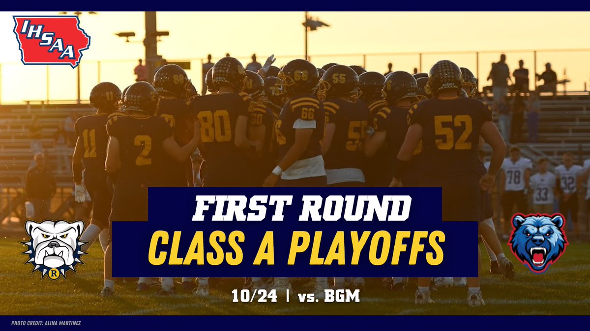 Dawgs will take on BGM in the first round of the playoffs next Friday at home! Don’t forget to order playoff apparel at the link below. Store closes tomorrow at 11:59 PM.

…ersidestatefootball2025.itemorder.com/shop/

#RivFootball