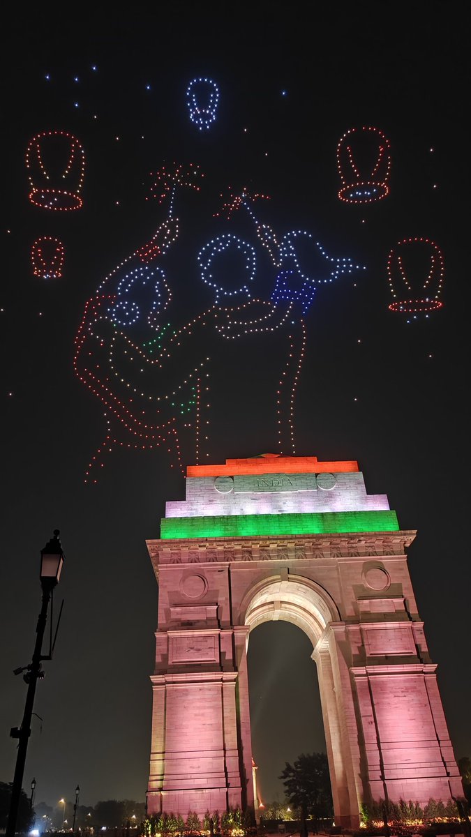 BotLabDynamics's tweet image. This Diwali, we welcome shree Ram with a 1000-drone show at India Gate, Delhi
.
.
.
#Botlabdynamics #BotLabdroneshows #droneshow #dronelightshows #DroneTechnology #dronetech #indiagatedroneshow #delhidroneshow #droneshowinDelhi #Diwali #HappyDiwali #Entertainment #Innovation