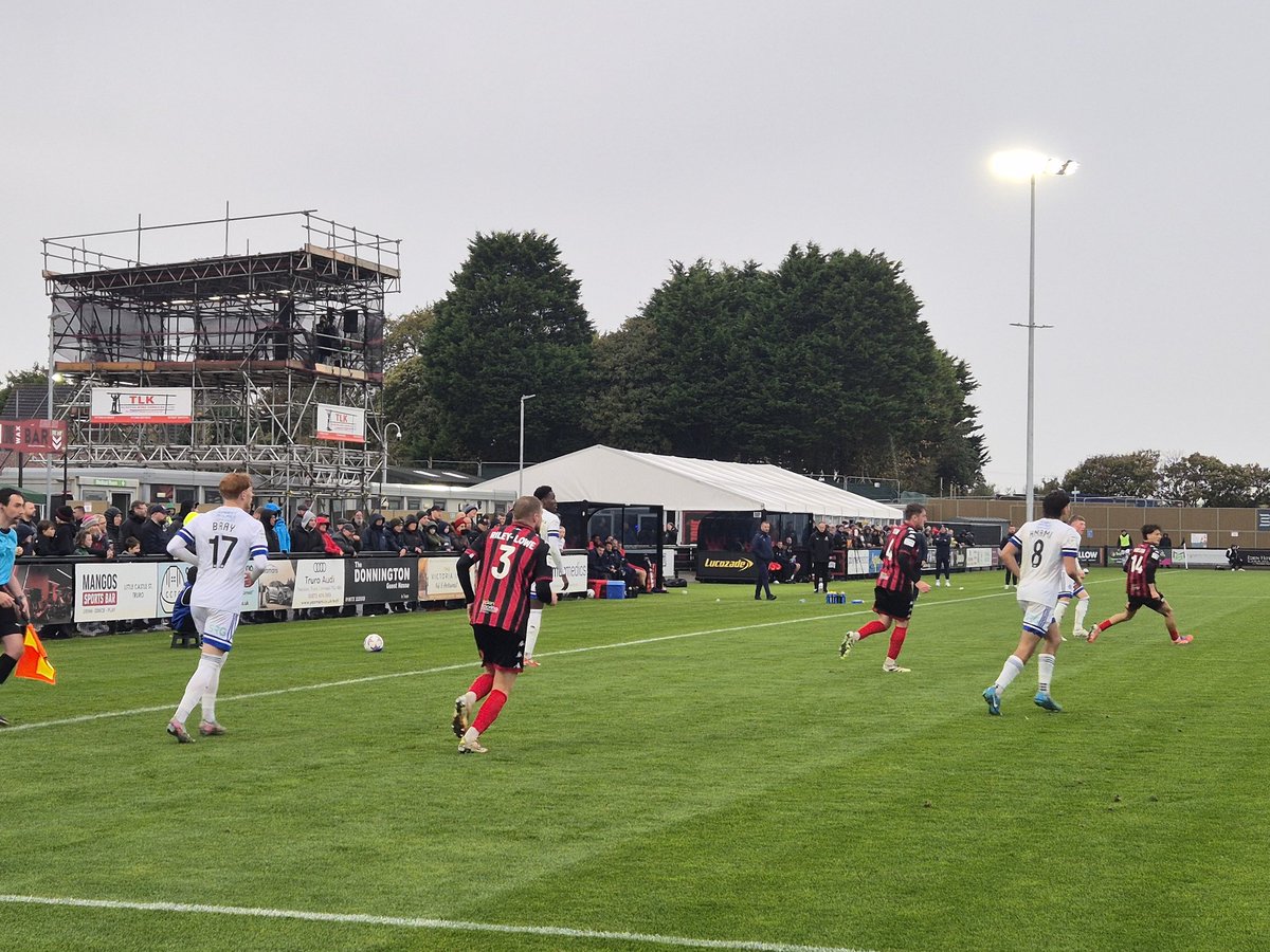robfootytrips's tweet photo. A late rally secured a turnaround and important 2-1 victory for Truro City against Halifax Town at the Truro Sports Hub on a grey afternoon of persistent drizzle. #groundhopping https://t.co/GMMX8jQoy7
