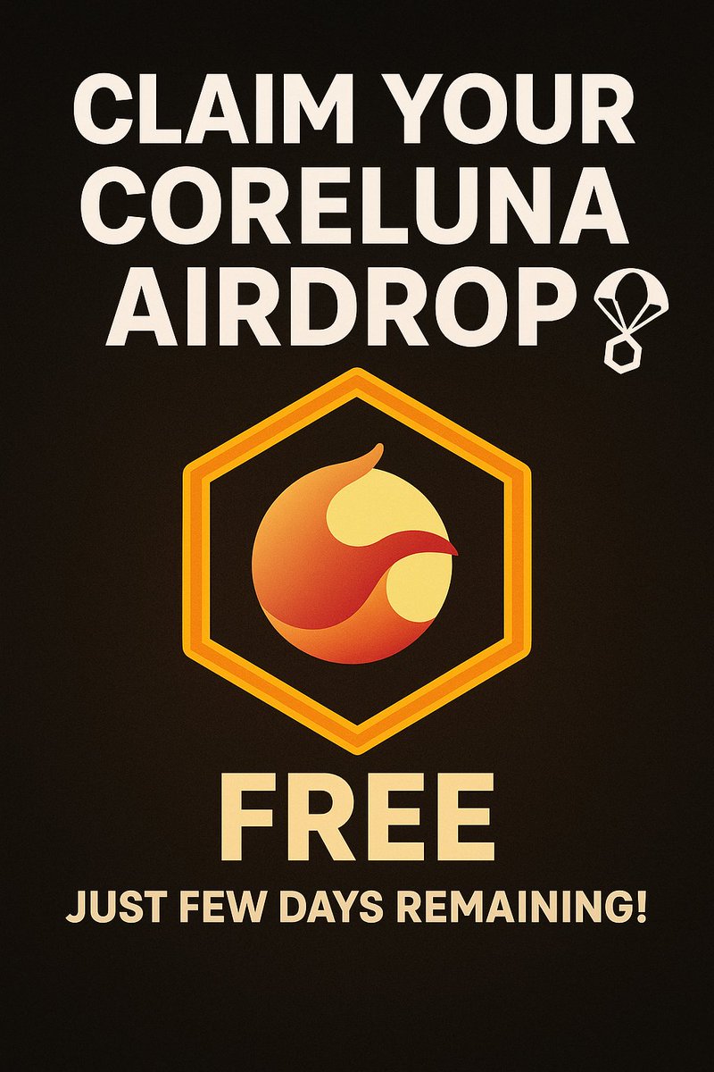 coreluna_dev's tweet image. 🚀Claim Your Free CoreLuna #Airdrops ! 🌕

Just a few days left — 

✅ Submit your #CORE  address
✅ Claim your LUNA Airdrop instantly

Claim: coreluna.com

Join the revolution on #COREDAO  Blockchain and be part of the next big move!

#CORE #Airdrops #NFT #Coretoshis