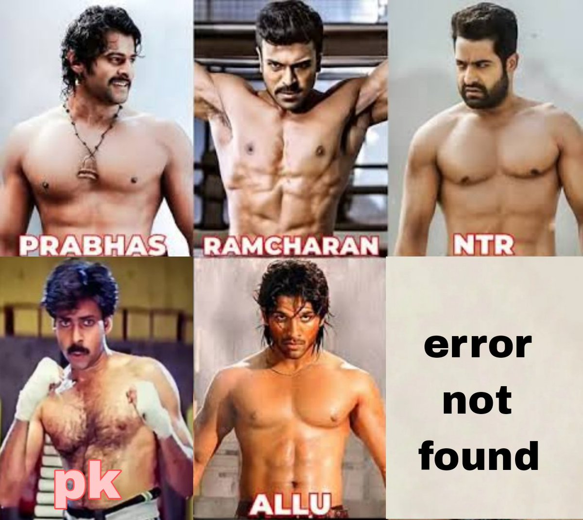 Ajayrcb_2's tweet image. TFI heroes with best Body 🔥🔥🔥🔥