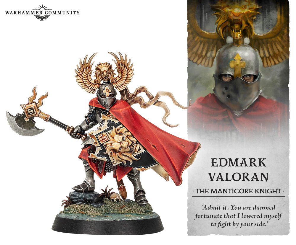 FLGTV's tweet image. Edmark Valoran Wins the Darkwater Vote: Meet the Manticore Knight. frontlinegaming.org/2025/10/15/edm…

#warhammer #warhammerquest #aos