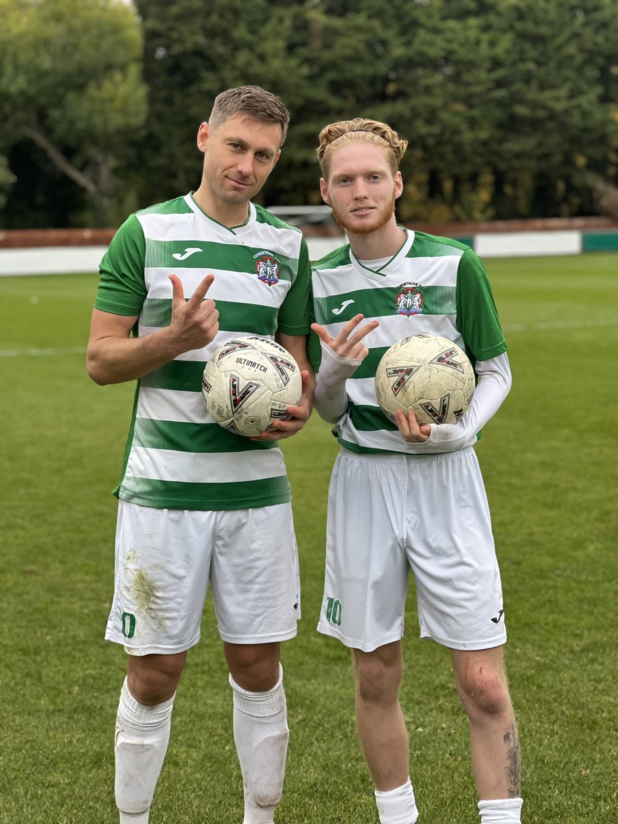 HATRICK HEROES 🎩 

Three goals for The Hoops 2️⃣0️⃣ Jack Billings &amp; The Hoops 1️⃣0️⃣ Tommo Mitcham 

In a 7-1 win in the FA Vase 

COYH 💚🤍
