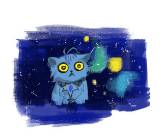 space cat Flins