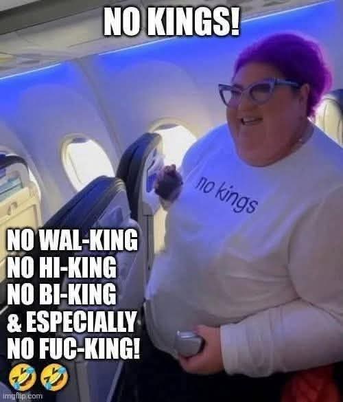 No Kings Protesters in a nutshell! 🤣