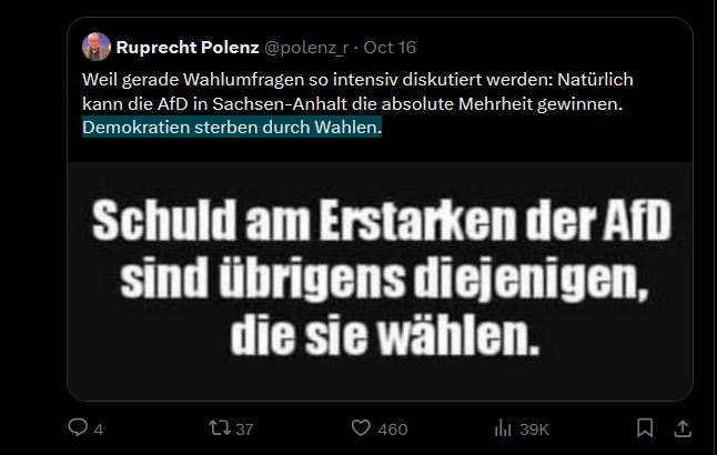 Das Demokratieverständnis der Guten™