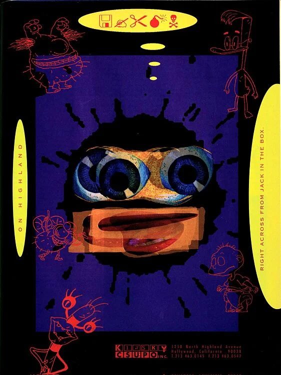 FrankieZaremba's tweet image. Shoutout to Splaat’s earliest appearance in a ‘96 animation magazine
