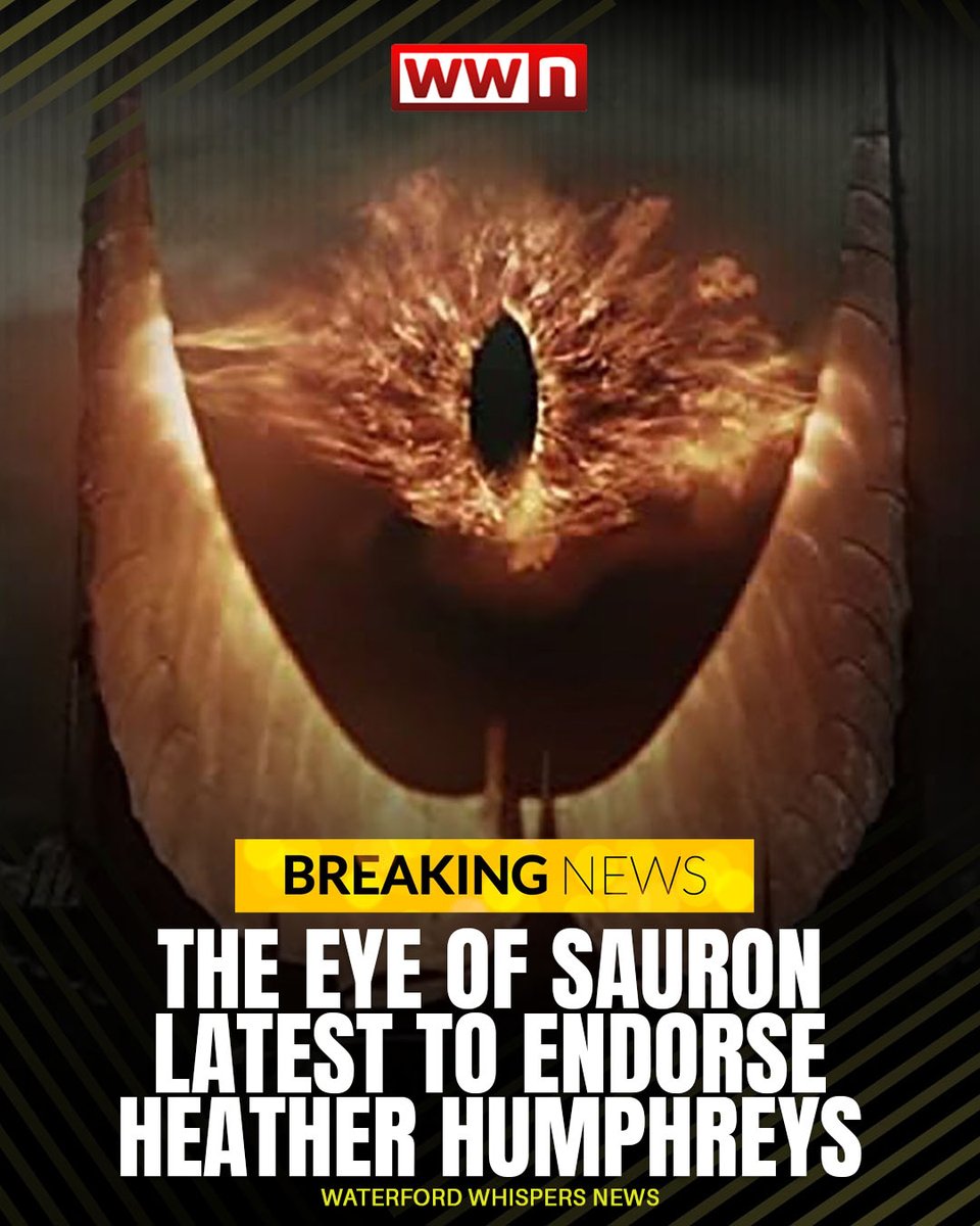 WhispersNewsLTD's tweet image. The Eye of Sauron Latest To Endorse Heather Humphreys