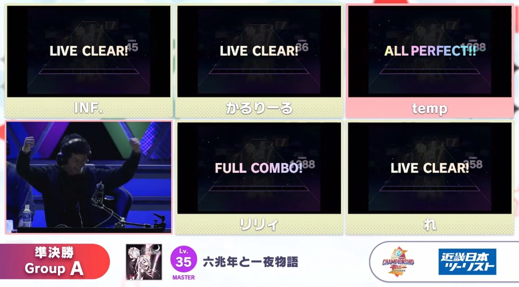 IoItemp's tweet image. 改めて、プロセカCS2025 in感謝祭 お疲れ様でした！本当に楽しかった！！！

ついにCSにAPが出た(なのに負け)！！！プレッシャー多すぎた！！会場がデカい！！

あとみんながきっとガチャチケットを欲しがったな！俺に感謝してね😌

俺もっと強くになるからまた来年！！

#プロセカCS #tempsweep