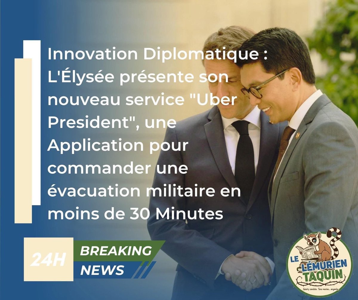 Macron n’est pas sérieux 😂😂
