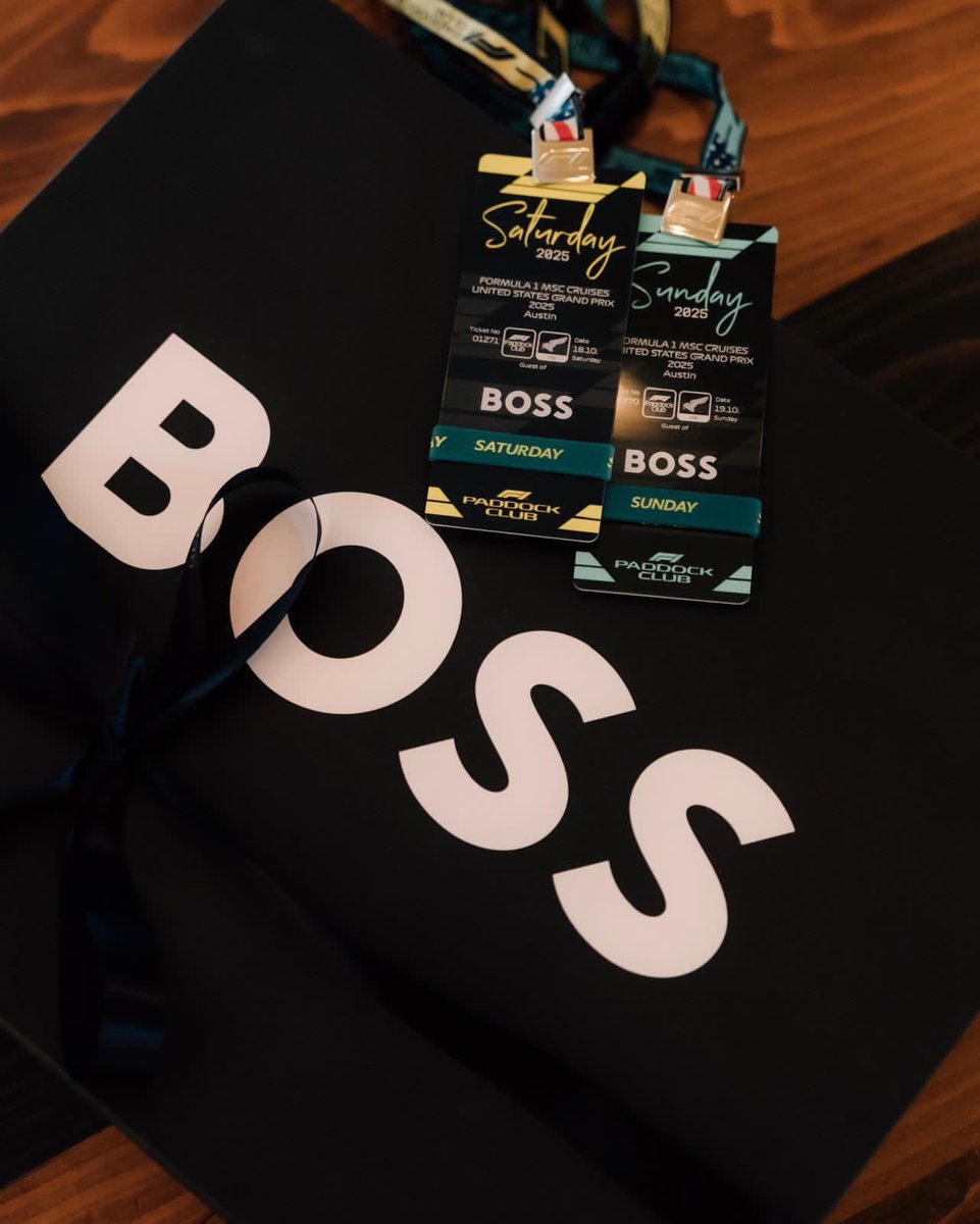 [251018] BOSS sphere update! 🌟 #SCOUPS #에스쿱스 

BOSS posted access passes for a guest to attend the F1 Grand Prix in Austin, USA. SVT’s next tour stop is Austin 👀

💬 We made it happen. The race is closer than ever 🚀
