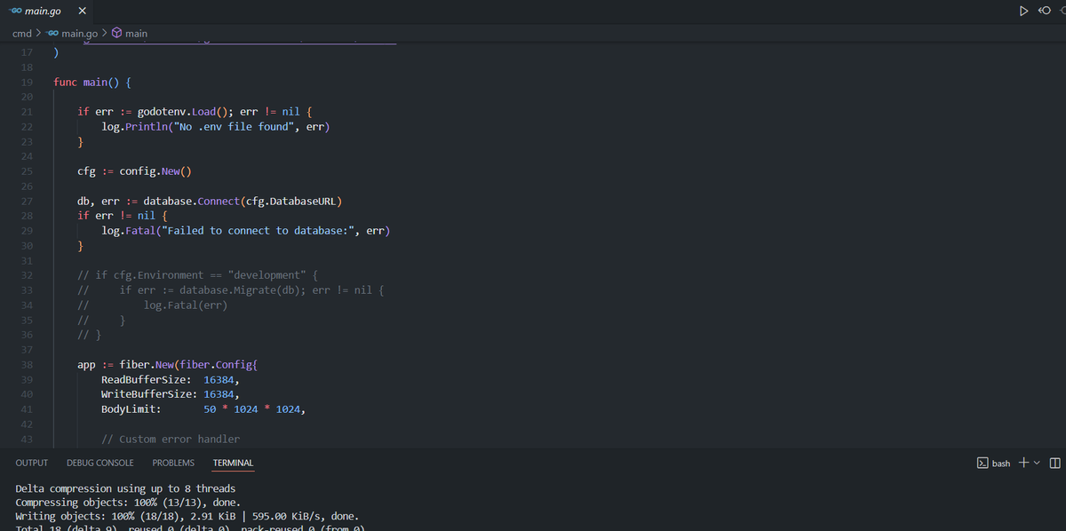Kamal__Dev's tweet image. Go&apos;s pretty good, writing backend in it has been fun so far compared to js/ts