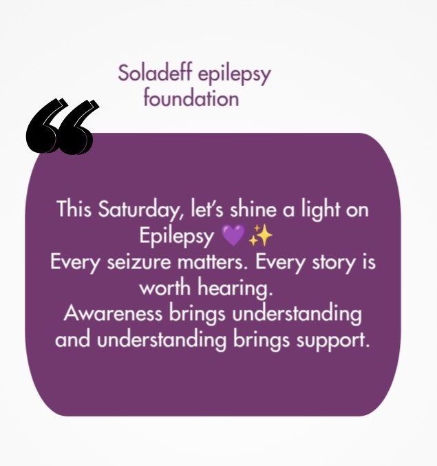 Soladeff Epilepsy Foundation tweet media