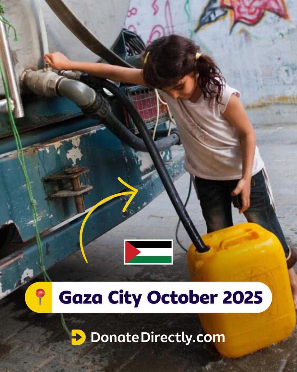 Donate_Directly's tweet image. 💧🇵🇸  £199 Gaza Water Tank Appeal

Provide 1000L of clean water to families in urgent need.
Sadaqah Jariyah. Lifesaving impact. Eternal reward.

👉 Sponsor a tank today: shop.donatedirectly.com/products/water…