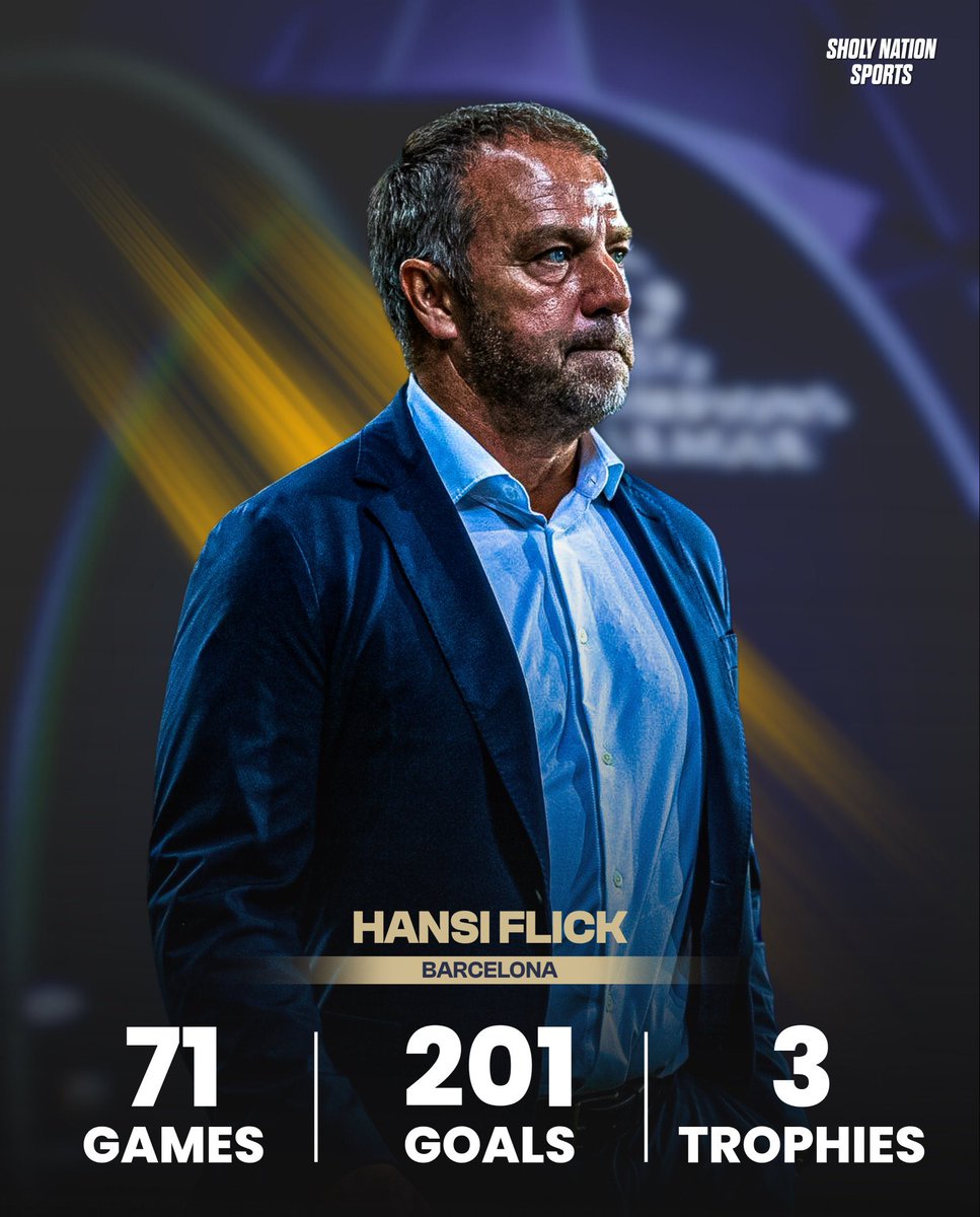 ChidiebereF's tweet image. Hansi Flick will turn out to be one of the greatest managers ever. He only needs more trophies to complement his technical abilities.