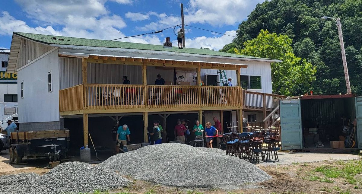 AmericanLegion's tweet image. "The quicker we get up and running, the quicker we can help our local community."
NC Legion post heavily damaged by #HurricaneHelene has reopened, thanks to an outpouring of #LegionFamily &amp;amp; community support, including $145,000 in donations. legion.org/information-ce… #BestOfTheWeek