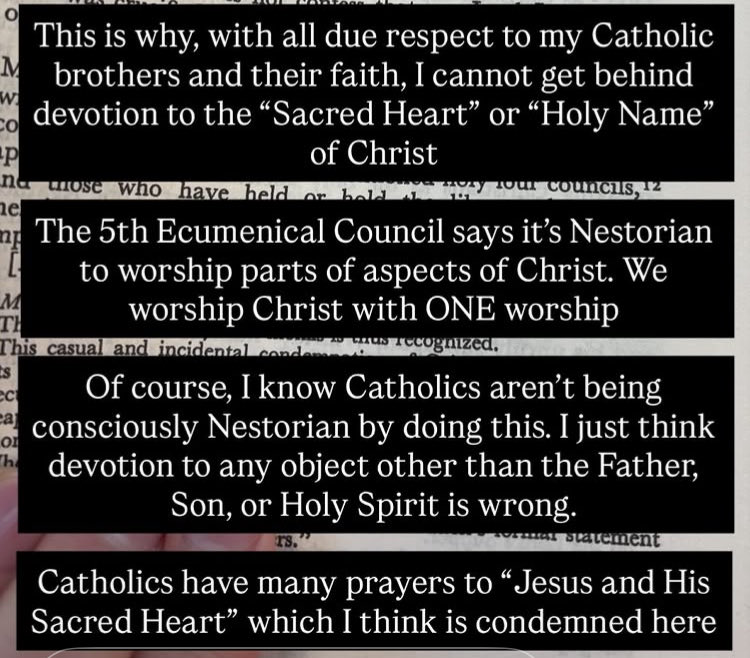 The Holy Name is now Nestorian 😂 

“God has highly exalted him and bestowed on him the name which is above every name, that at the name of Jesus every knee should bow, in heaven and on earth and under the earth.”
