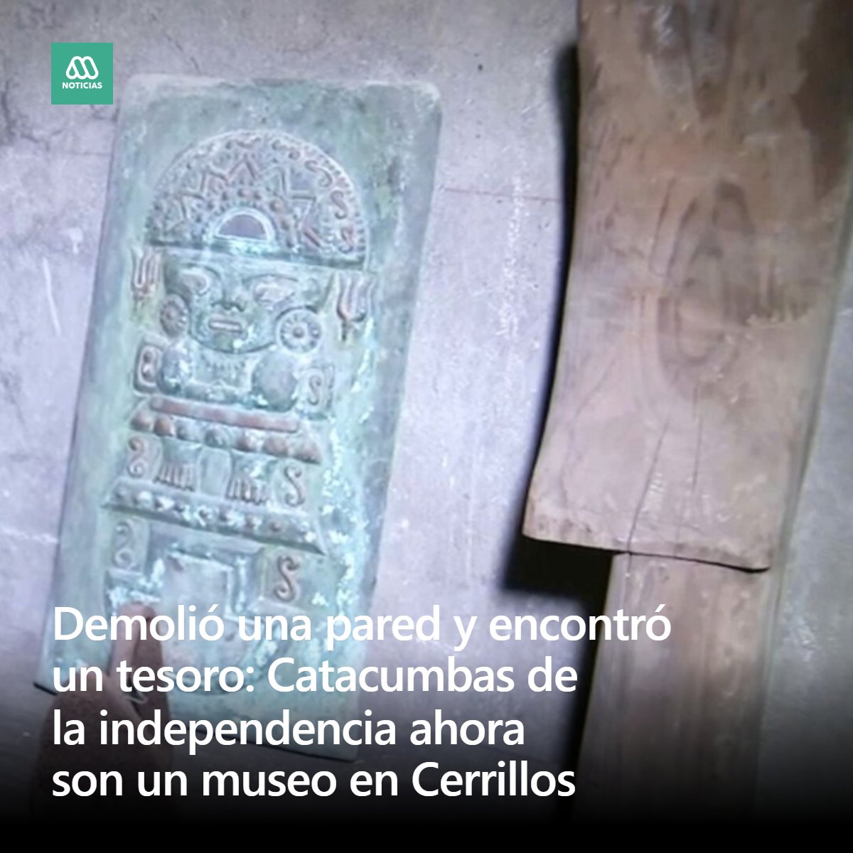 🔴Un locatario de la comuna de Cerrillos realizó un importante hallazgo histórico. Tras demoler una pared, se dio cuenta de que su casa tenía catacumbas que datan desde la independencia de Chile ➡️ mrf.lu/5y1T