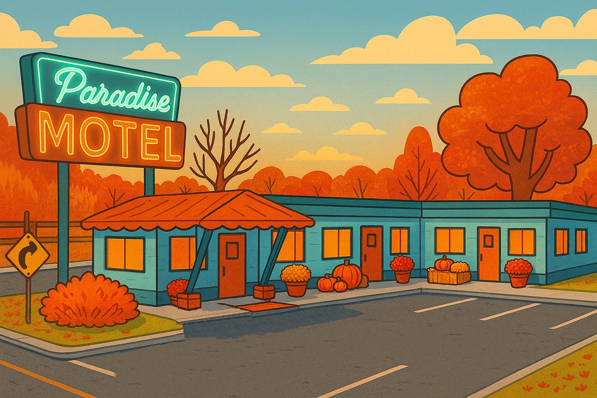 🌒🏨 PARADISE MOTEL UPDATE 💫

Our journey led us here — Paradise Motel.
A place that’s seen better days… but maybe that’s the point.

This is where things start to get weird.

We’re extending the motel stage — not because of delays, but because what’s coming next deserves a