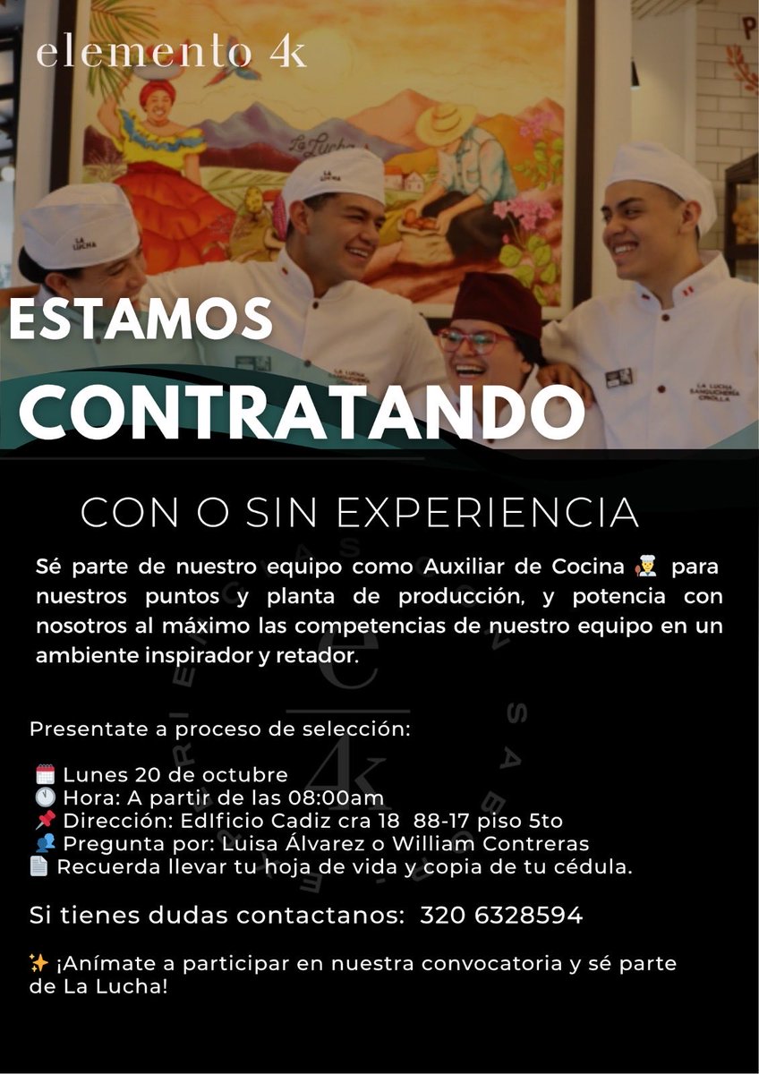 #TrabajoSiHay  me ayudan a difundir porfa ✨
