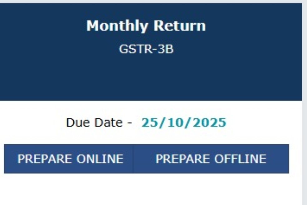 Klath24's tweet image. Gst alert
Gstr-3b for the September month tax period extended up to 25 Oct 2025.

Enjoy happy dhanteras and diwali it is a gift from the government to professionals.

#GSTR3B #gstupdates2025 #GSTnotification #gstindia