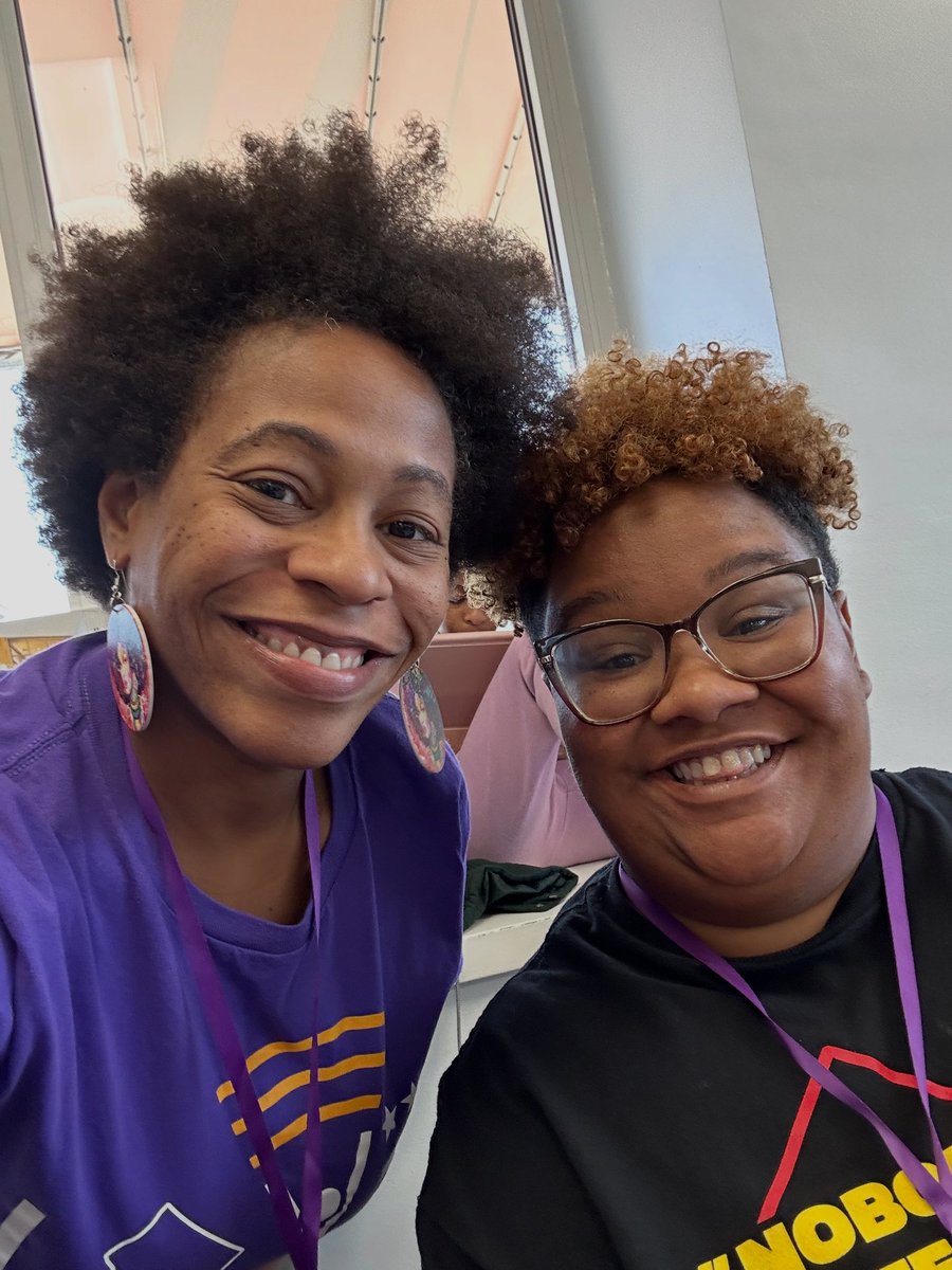 Today at the #PLEKickoff25 I met a new advocate in arms, Patricia! We really enjoyed conversing with one another and sharing our stories! 

#parentpower #purplewave #advocacyisourpowerfulvoice
<a href="/dcpave/">PAVE (Parents Amplifying Voices in Education)</a>