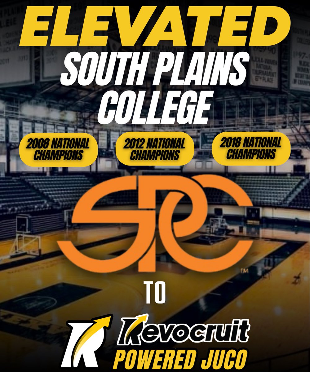 JC4PT's tweet image. 🚨 Revocruit Powered JUCO Alert
We’re excited to announce that South Plains College Men’s Basketball has been Elevated to a Revocruit Powered JUCO — joining an elite group of programs redefining exposure, connectivity, and recruiting at the junior college level.
🗣️ “South…