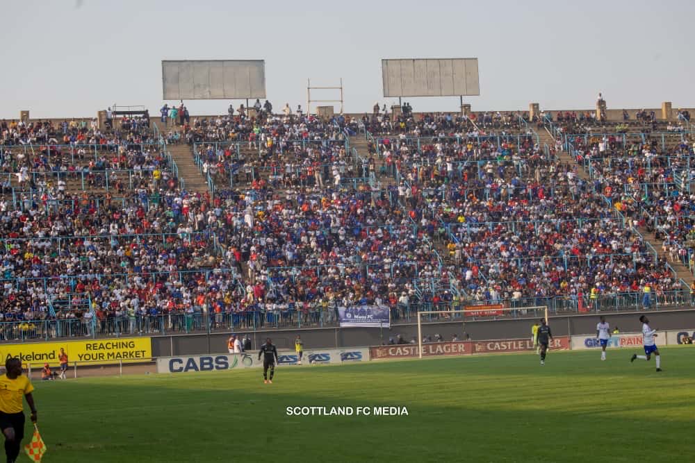daddyhope's tweet photo. After Scott Sakupwanya was labelled Chigananda, this is what happened today at Rufaro Stadium where his team was playing.

Now compare that with yesterday, when Blessed Geza called on Zimbabweans to come into the streets. The contrast is clear in the numbers! https://t.co/6CynSba55f