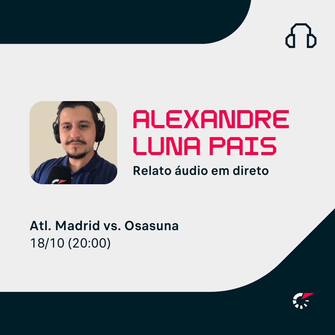 AlexandreLP_17's tweet image. ⚽️ @LaLiga ➖ 9.ª jornada⚽️

@Atleti 🆚 @Osasuna 

🏟️ Estádio Metropolitano

⏰20h00

📲💻 @FlashScorePT 

🗣️Comentem o jogo connosco com #FlashScorePT