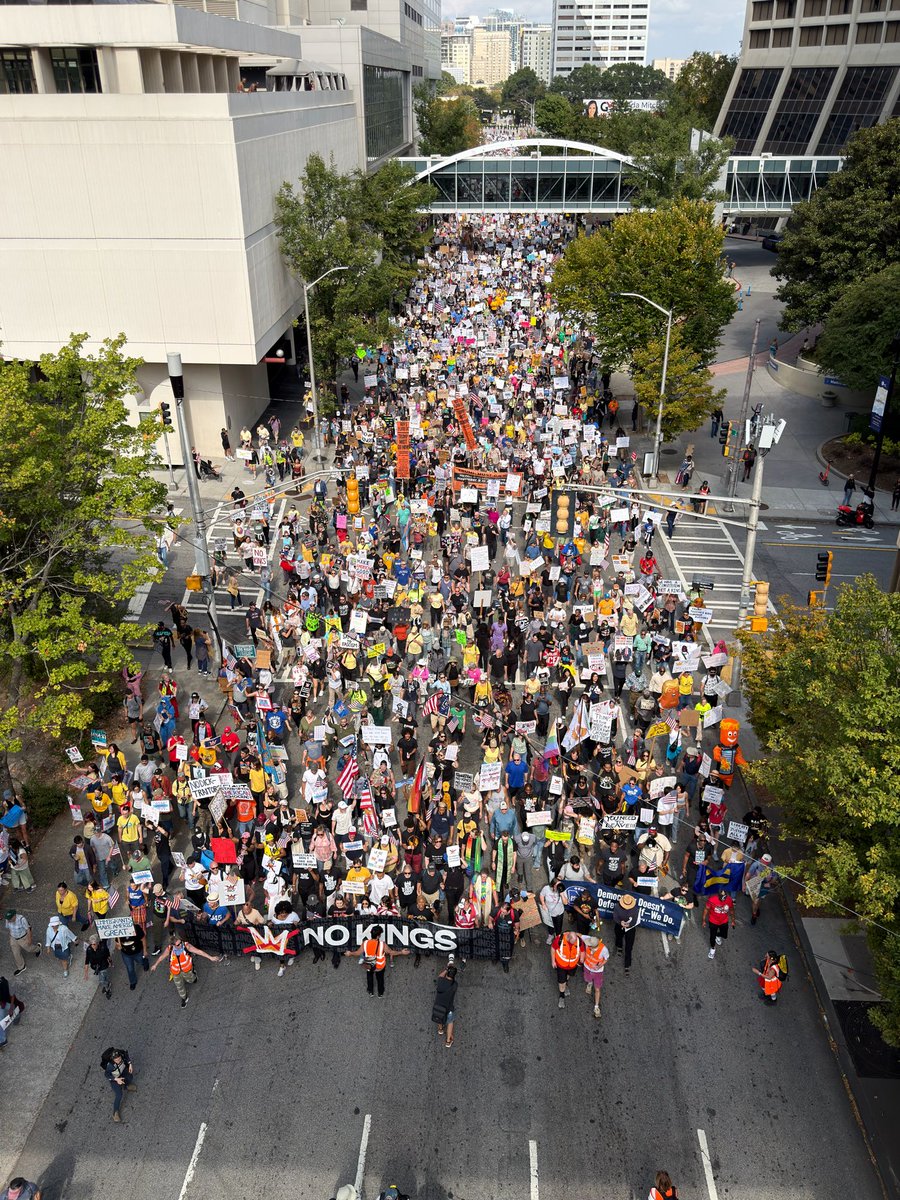 Atlanta No Kings rally.