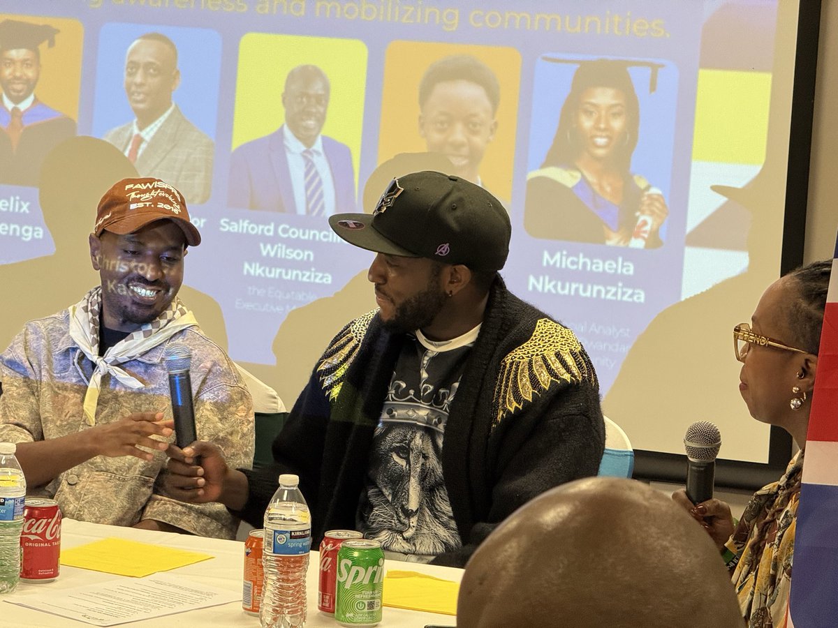 UK-Youth Connects 
The Ben Rwandan artist  on panel speaking  remind  UK audience communities you’ve got wonderful Ambassador,on his influence in society talk about serving love,serving accountability and all the pples who loves his work <a href="/RwandaInUK/">🇷🇼Rwanda in UK 🇬🇧🇮🇪🇲🇹</a> <a href="/BusingyeJohns/">Busingye Johnston</a> <a href="/RwandaMFA/">Ministry of Foreign Affairs & Int'l Cooperation</a>