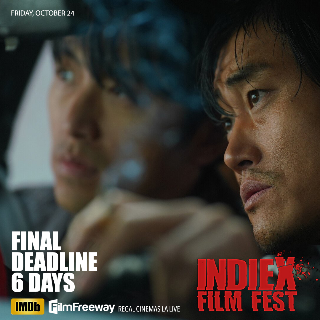 November edition.
Final deadline 6 days.
Submissions filmfreeway.com/IndieX

#IndieXFilmFest #NovemberEdition #FilmSubmissions #FilmFreeway #IndieFilm #ShortFilm #FilmFestival #Filmmakers #GlobalCinema #IndependentCinema #CallForEntries