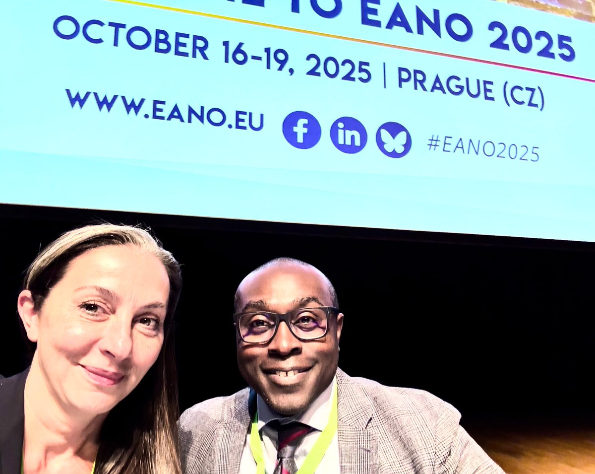 gelarehzadeh's tweet image. As past past #president with incoming #presidentelect Dr Shawn Harvey Jumper had the pleasure of moderating a thought provoking session on impact of surgical extent of resection on #braintumors
@EANOassociation  #EANO2025
Excellent program, great speakers
Thank you @gminniti2012