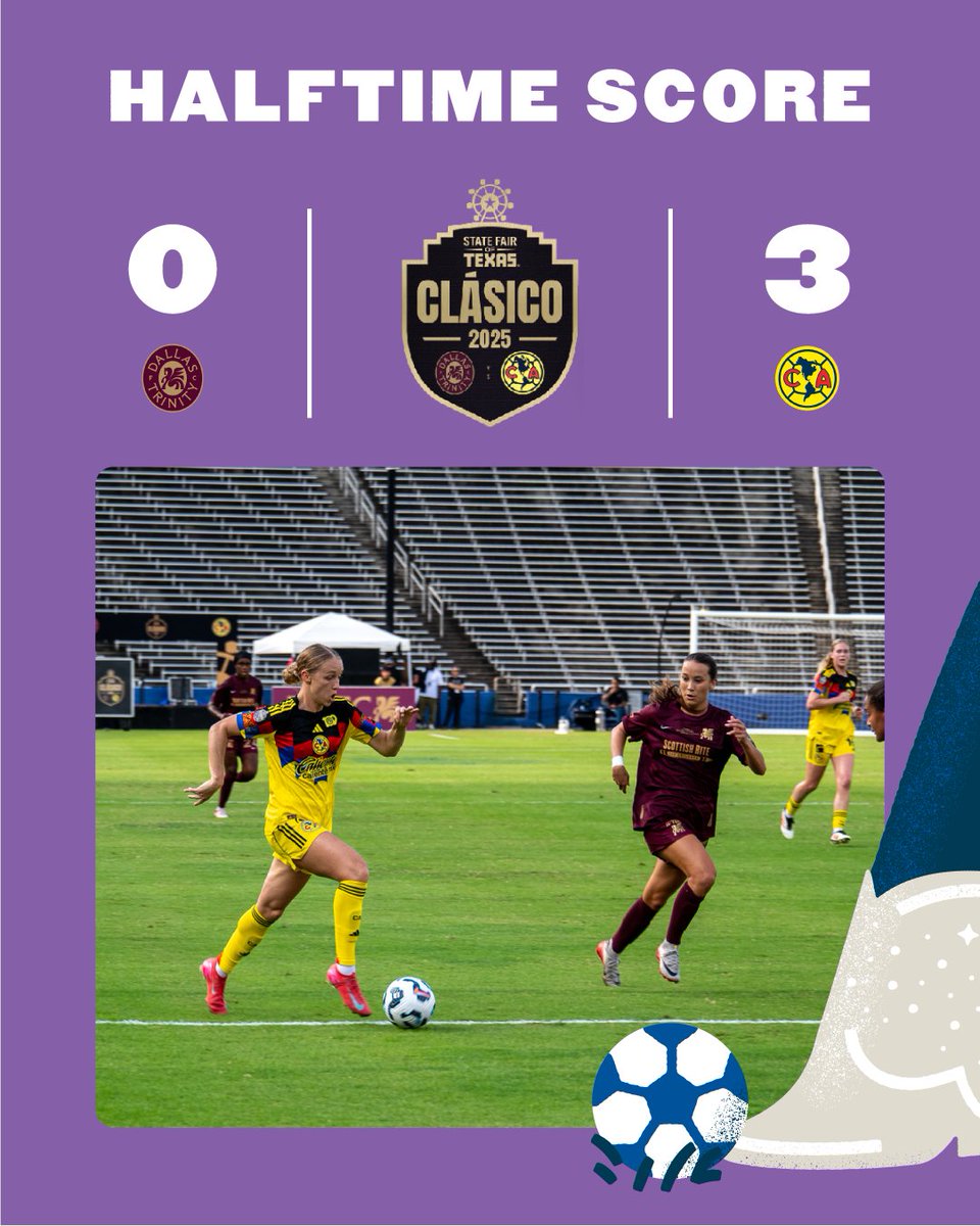 It's halftime for the inaugural State Fair Clásico! ⚽