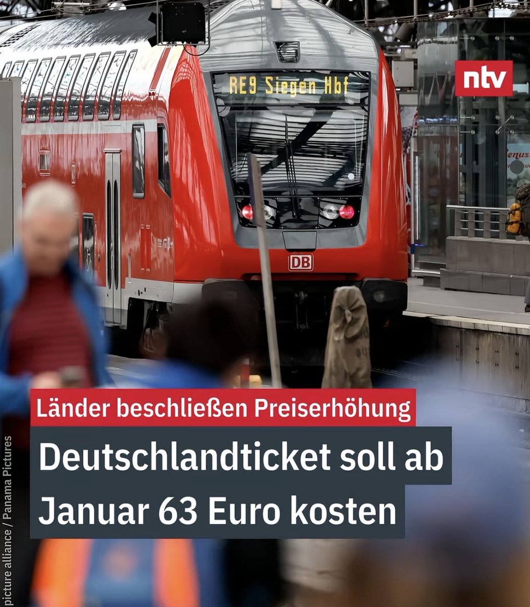 Von 9€ auf 49€, dann auf 58€ und nun bald 63€. 

Wie hoch soll der Preis für einen unzuverlässigen Saustall noch gehen?