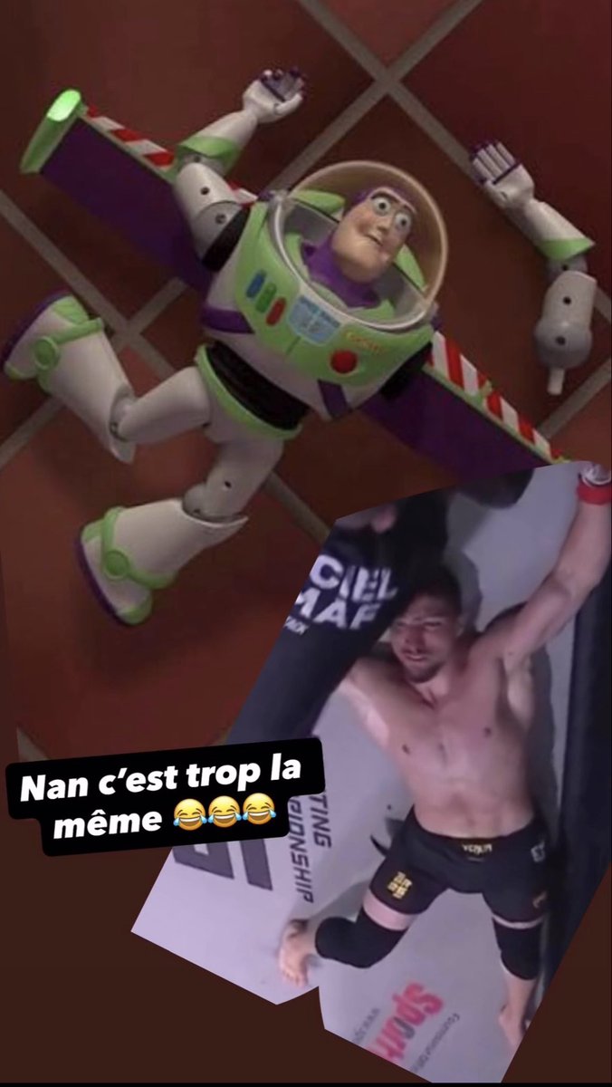 Baki meme Buzz l’Éclair, il n’était pas cassé comme toi😂