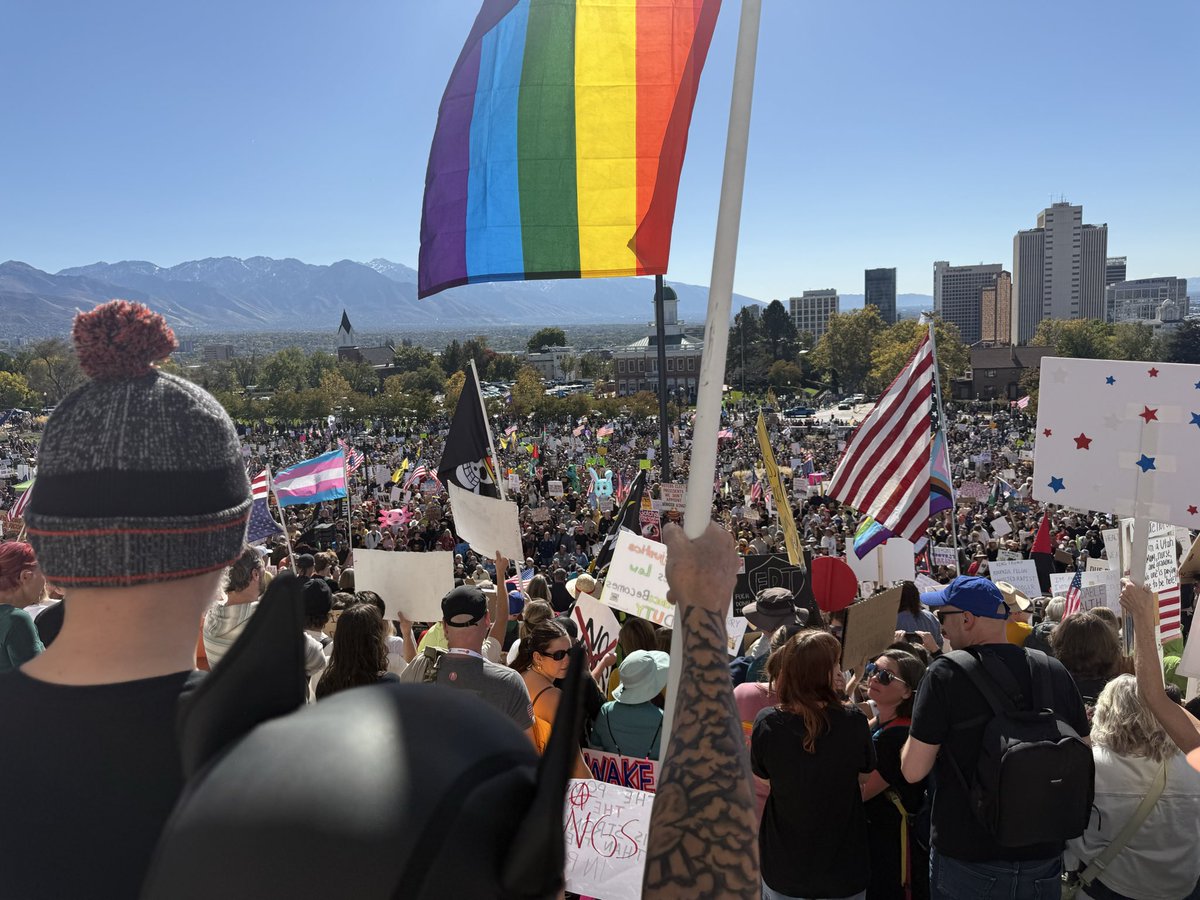 No kings. Not in 1775. Not in 2025. Today at the Utah State Capitol!