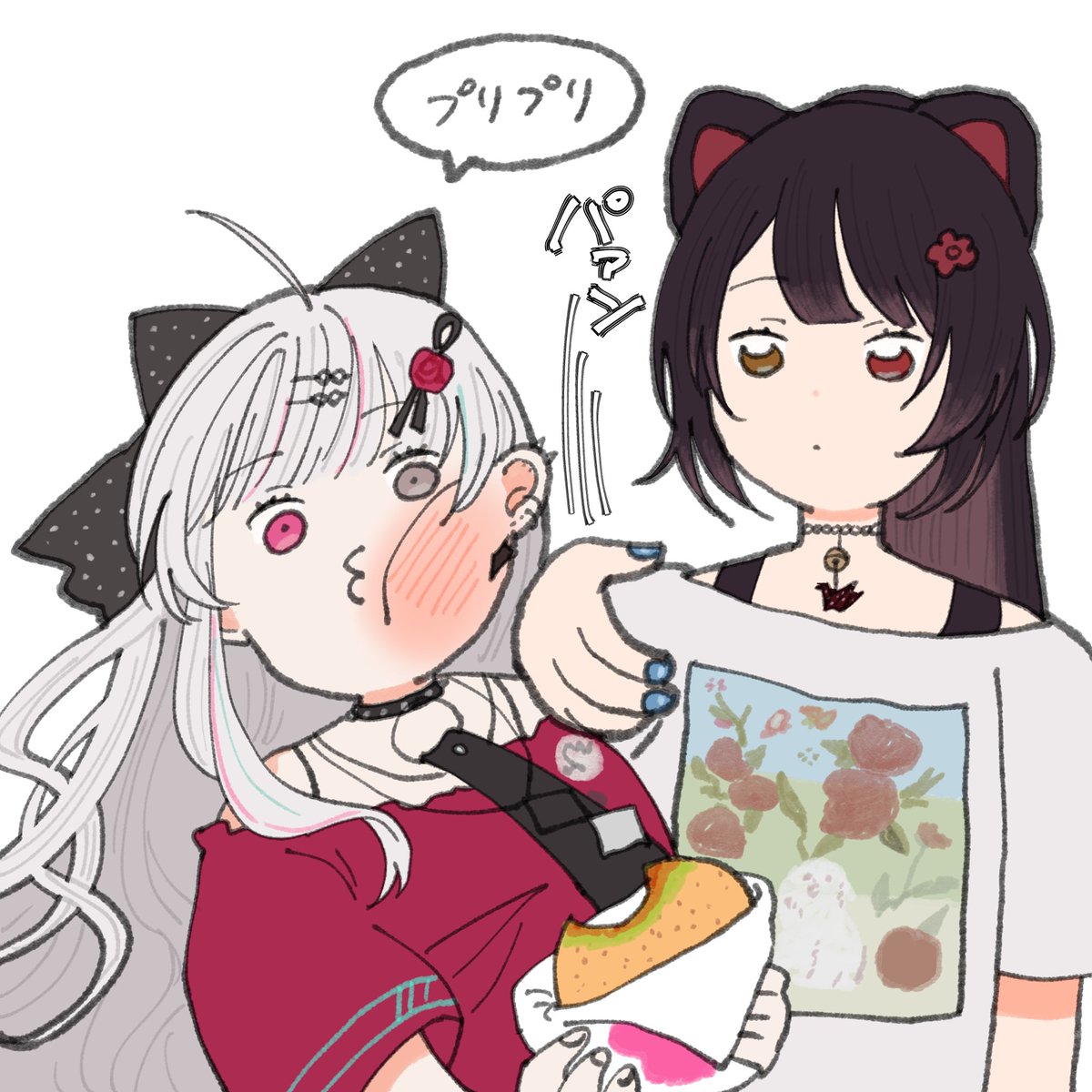 #️⃣引用rtで絵あげて5人指名してバトンでお気に入りの絵をのせる

バトンありがとうございます！
自分でアンカーにさせてください〜！