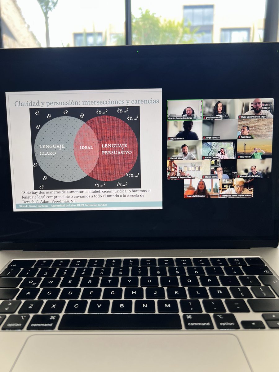 Amigos, hoy tuvimos la tercera sesión del curso Técnicas de investigación, redacción y argumentación en Derecho organizado por <a href="/SilexFormacion/">SíLex Formación Jurídica</a>. Es un privilegio ser coordinadora y aprender todo el tiempo. 🤓⚖️ Gracias por la confianza, <a href="/JuanAGAmado/">Juan A. García Amado</a> <a href="/RicardoGarzcar/">Ricardo Garzón Cárdenas</a>.