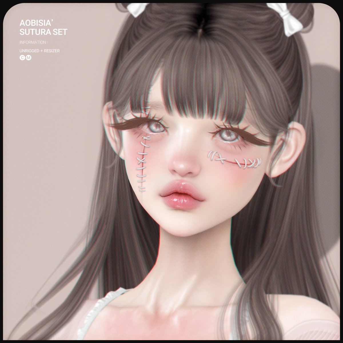 Danchu Choker | Sutura Set + DollHolic
♡ maps.secondlife.com/secondlife/Swe…