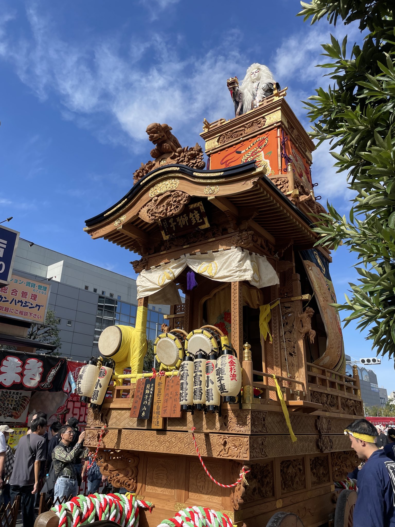 【希少】大倉流　小鼓　小鼓締緒　能　歌舞伎　狂言　伝統芸能　ハードケース付 希少】大倉流 小鼓 小鼓締緒 能 歌舞伎 狂言 伝統芸能 ハード