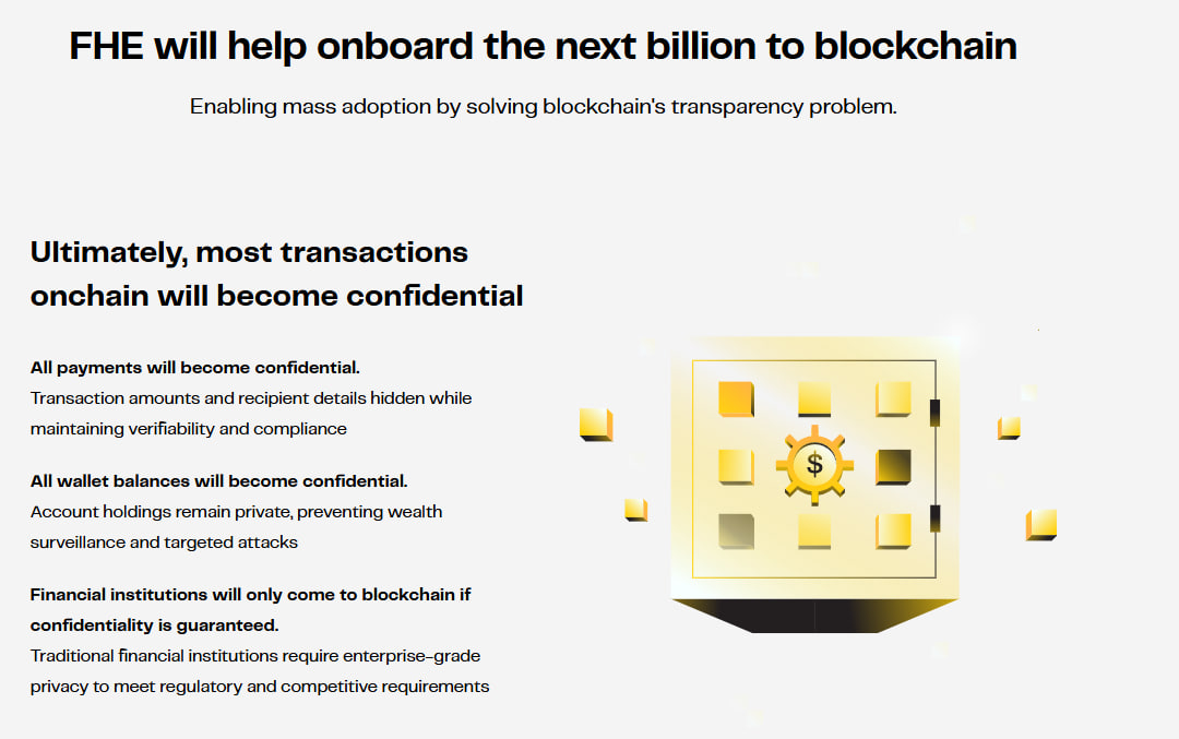 Zama is on track to revolutionize scalability. With its ZK-rollup Gateway, it will soon support tens of thousands of transactions per second, all with latency under 100ms.

This will make Zama one of the fastest, most scalable blockchains in existence.

Speed, scale, and security